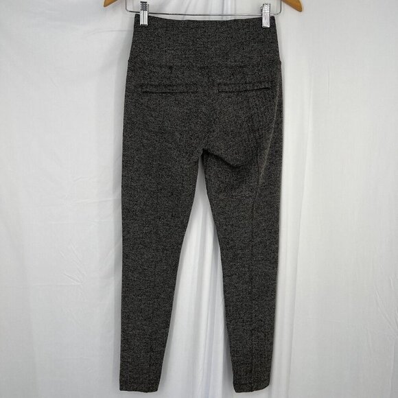 Athleta Women's XS Delancey Herringbone Tight Black Abalone Grey Athletic Pocket - Picture 7 of 10